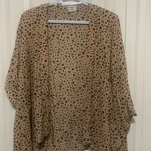 Sunday Best Leopard Print kimono
